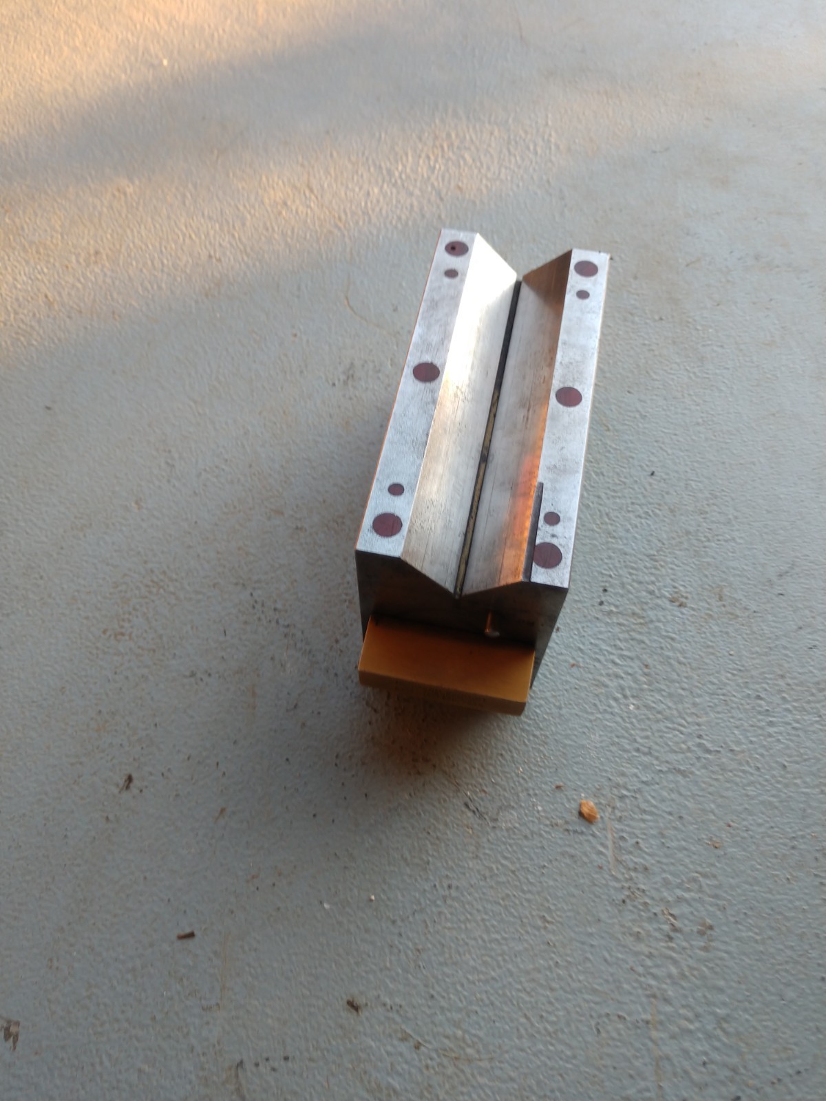 HERMANN SCHMIDT USA Magnetic V Vee blockPrecision Tool Maker Machinist