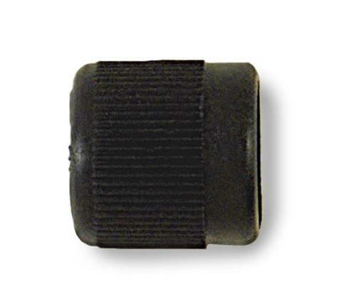 C&D Valve CD2210 1/4″ Flare Cap / Black Glass-Filled Nylon w/ Seal 25-Pack
