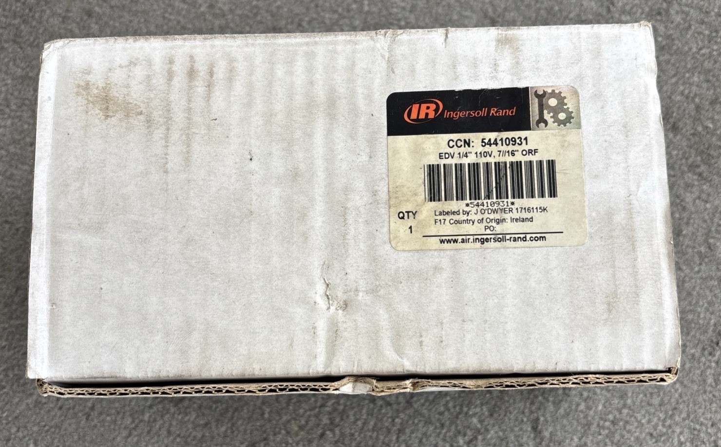 Ingersoll Rand 54410931 Electronic Drain Valve Automatic 110v 1/4
