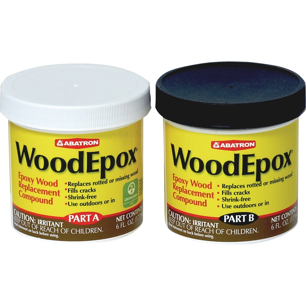 Abatron WoodEpox – Includes 6 Oz. Part A & 6 Oz. Part B AB_WEAB6OR Abatron
