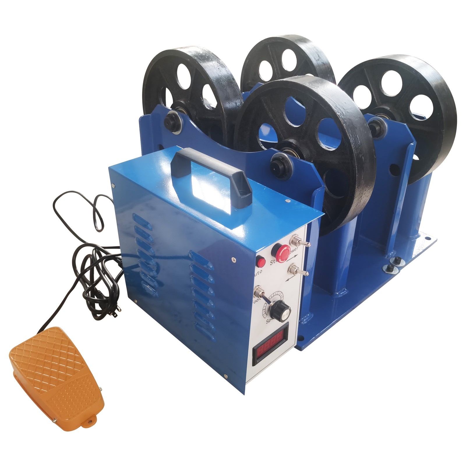 1T/ 2200lb Welding Tank Turning Roller Welding Positioner Iron wheel for TIG