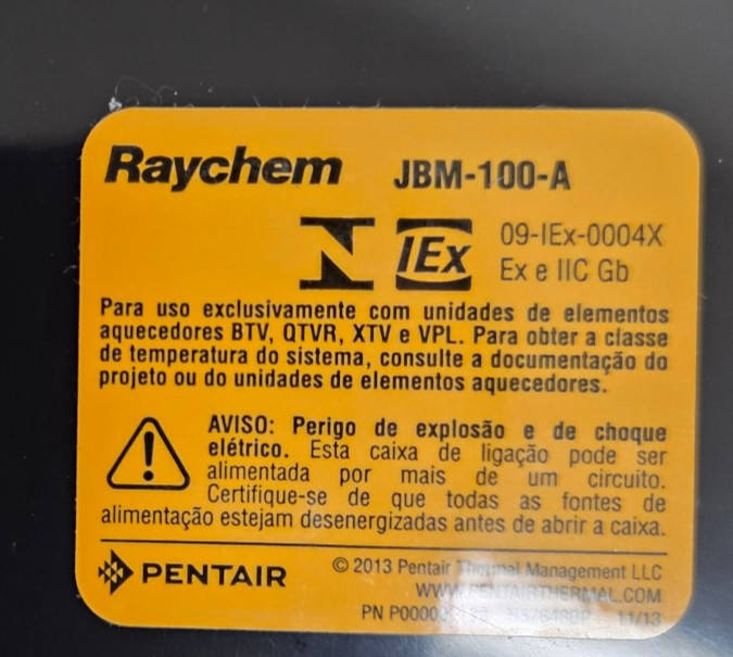New Pentair Raychem JBM-100-A Multi Entry Power Connection & Junction Box