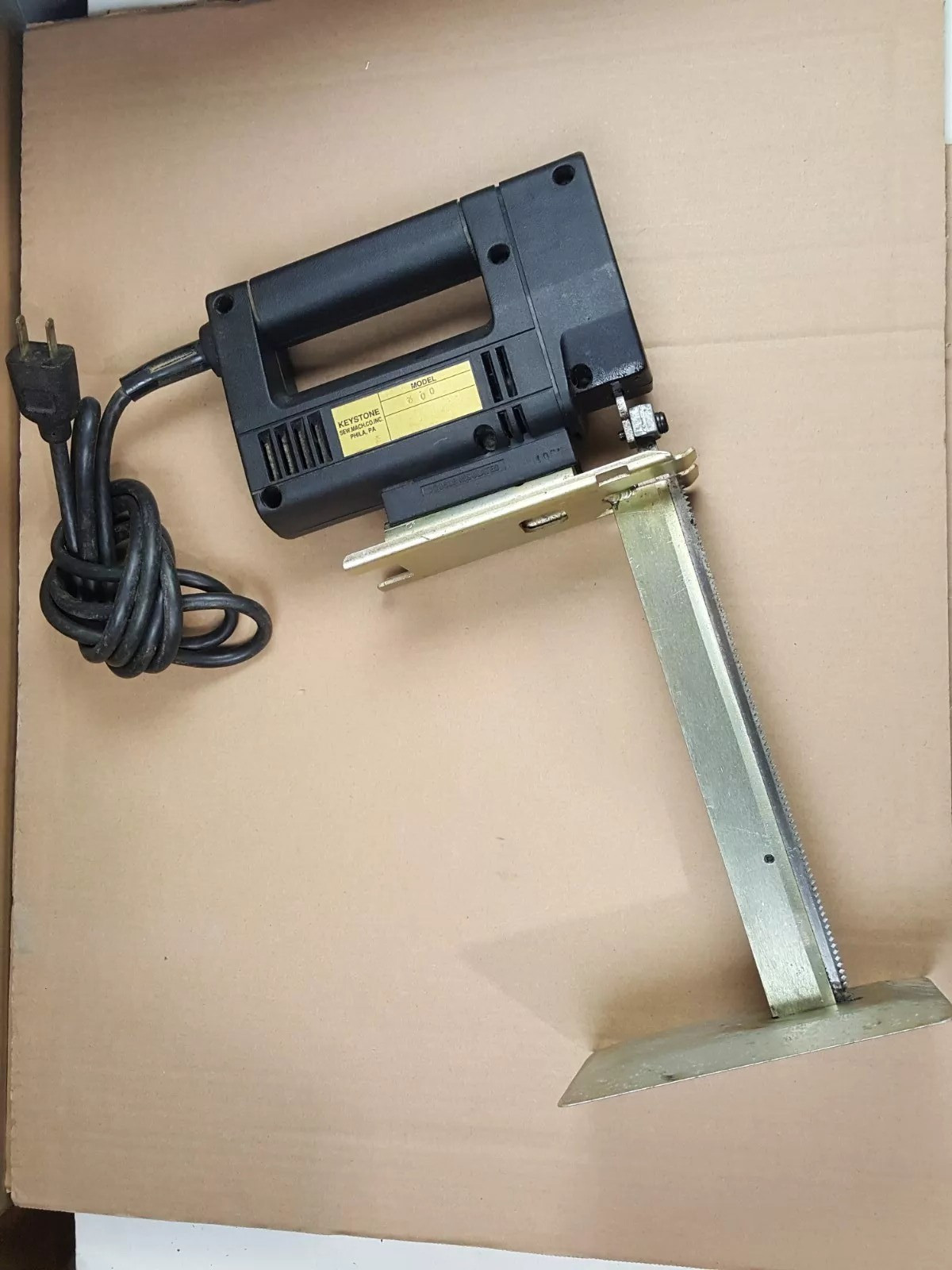 Keystone Sew.Mach. Co. Inc. Phila,PA. Model 300 Foam Cutter Used PLEASE READ