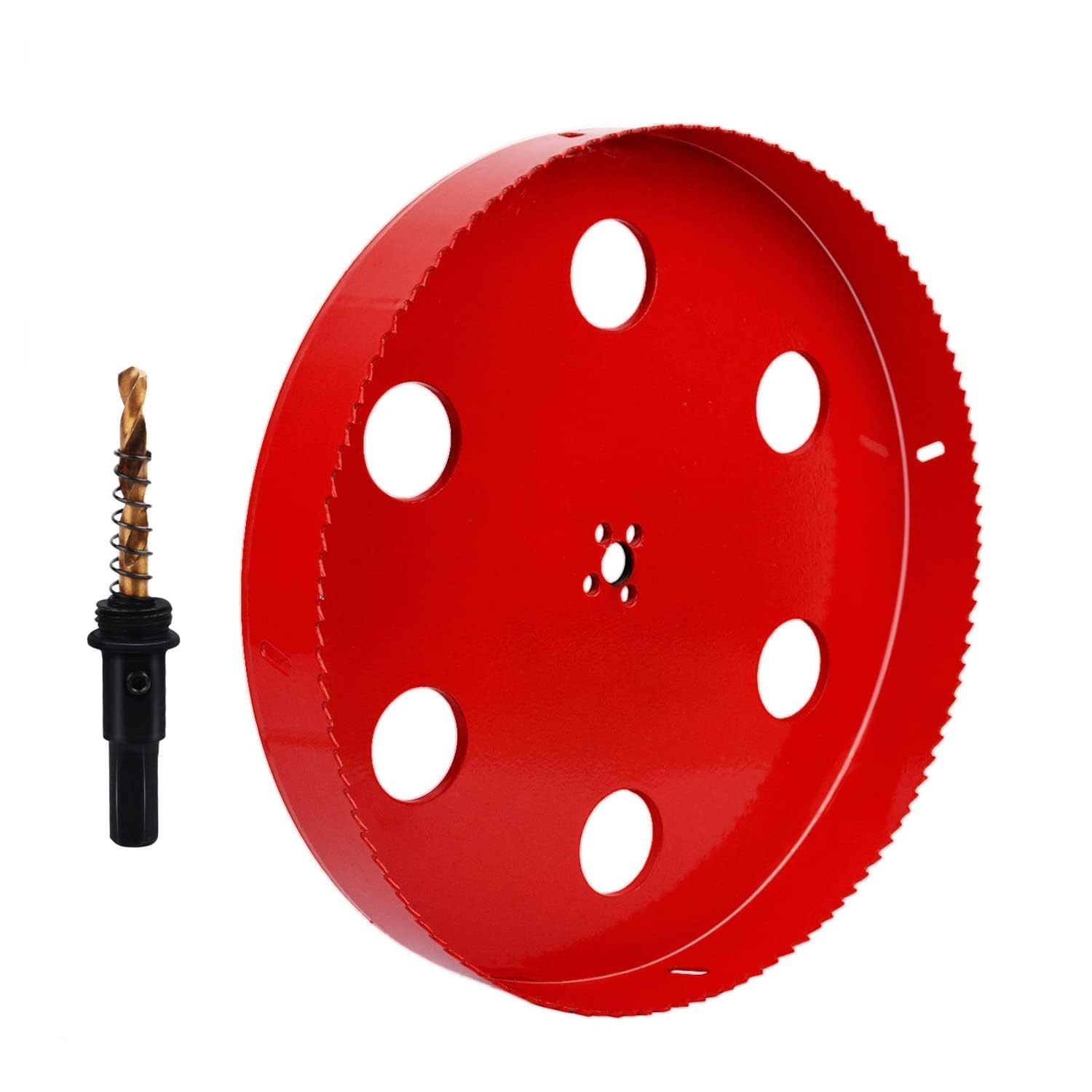 315mm / 12.4 inch HSS Bi-Metal Hole Saw Drilling / inch, Red