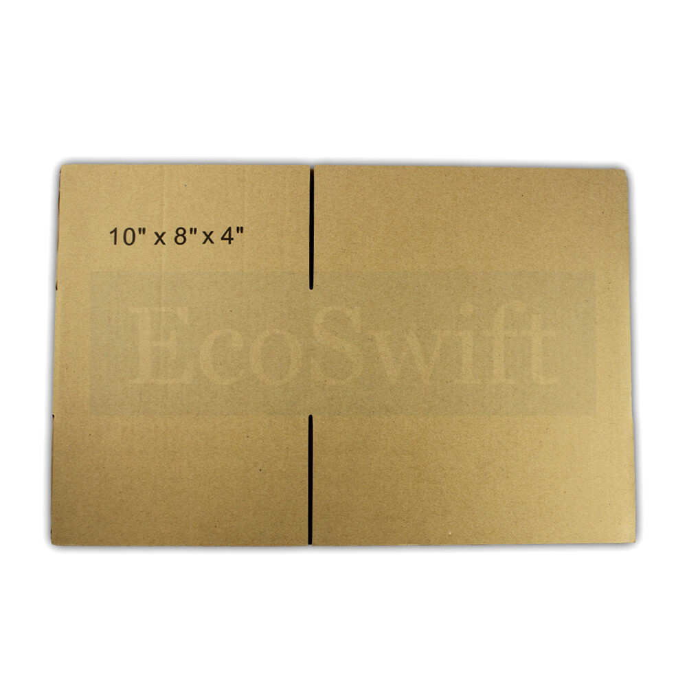 5 10x8x4 EcoSwift Cardboard Packing Moving Shipping Boxes Corrugated Box Cartons