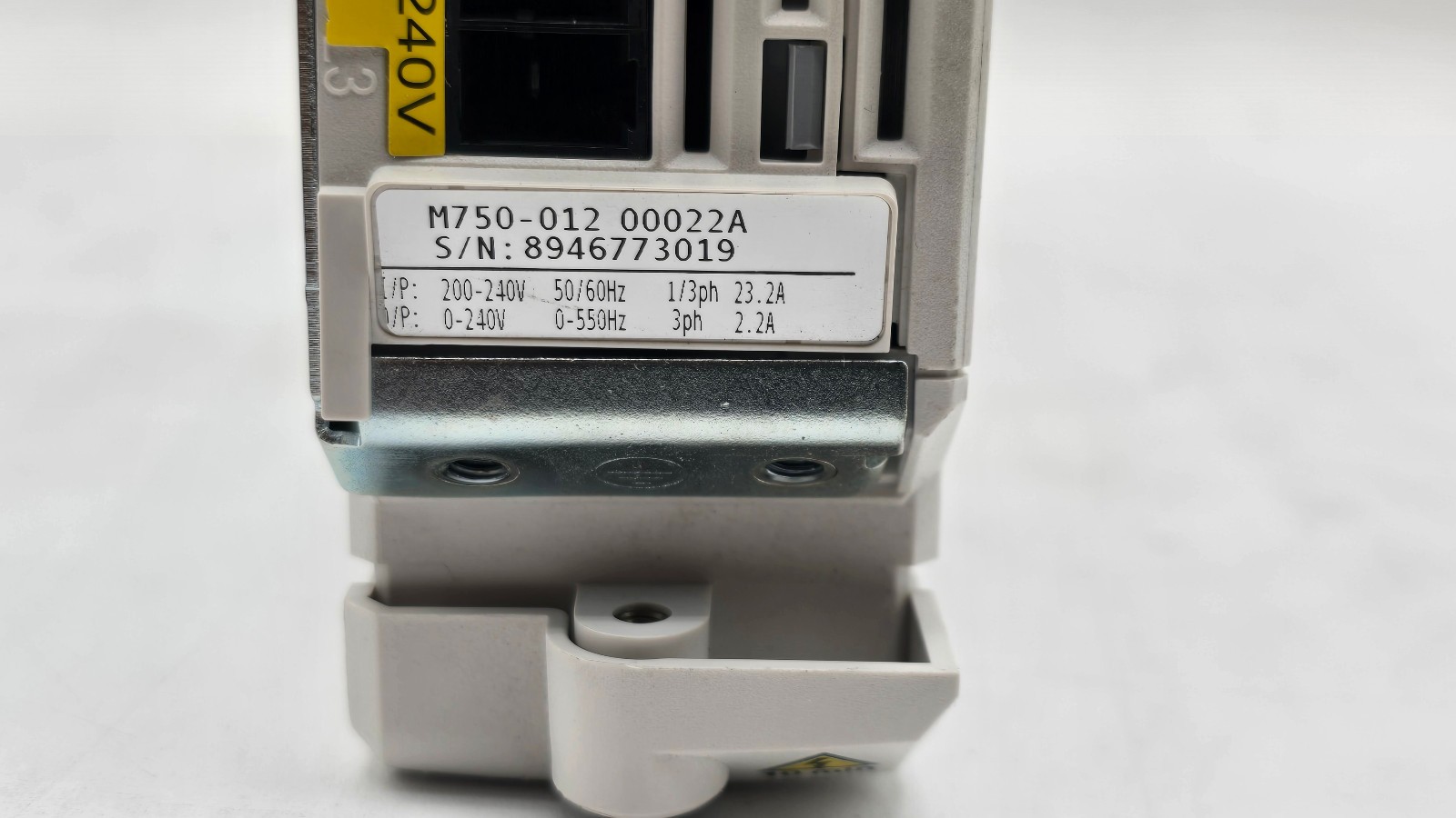 Nidec M750-012 00022A Digitax HD Network Servo Drive, Ethernet, RJ45, .37W .5 HP