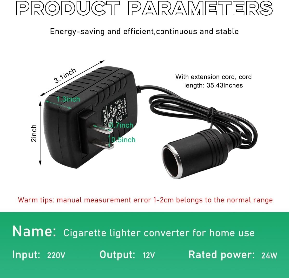 AC to DC Converter, 100-240V to 12V 2A 24W AC/DC Converter, Auto AC/DC Power …