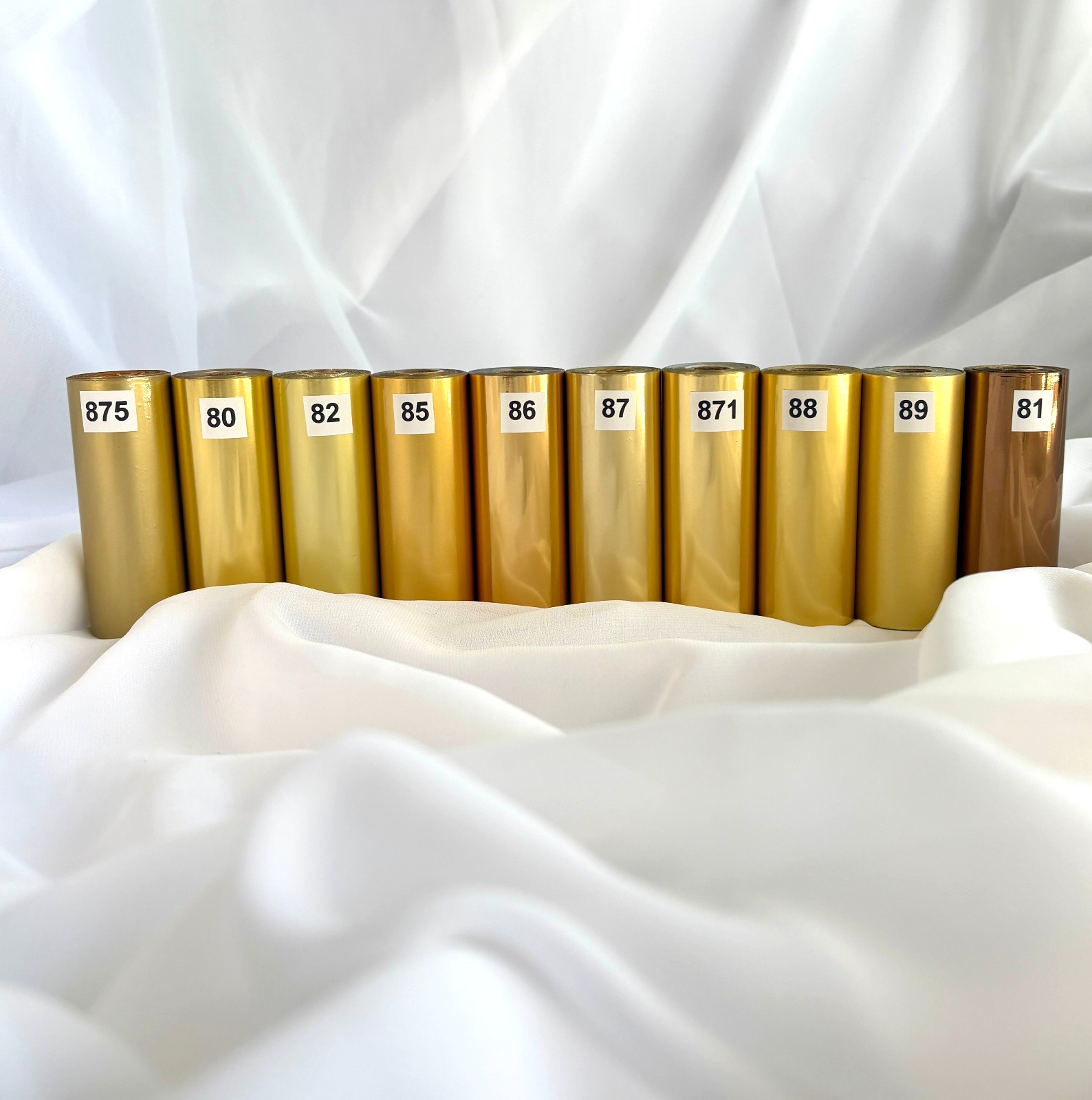 Hot Stamp Foil Gilding Foiling – 20 Roll Sampler You choose the Colors FREE SHIP
