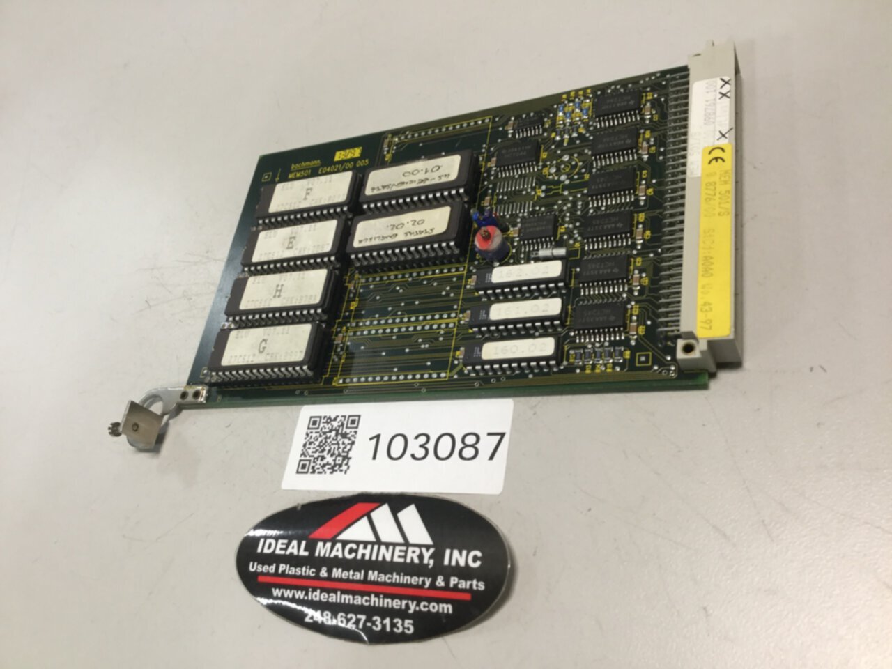 BACHMANN ELECTRONIC Circuit Board E04021 MEM501 Used #103087