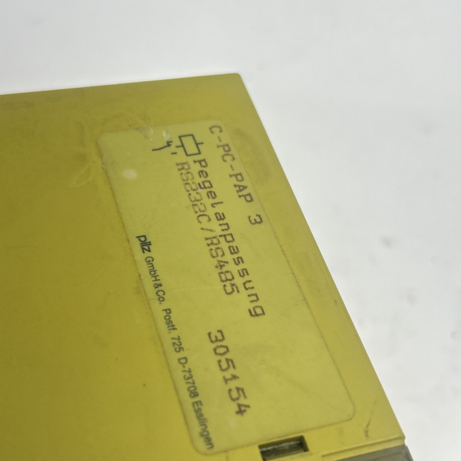 Pilz Pap3 17870 C-pc-pap 3 Safety Relay