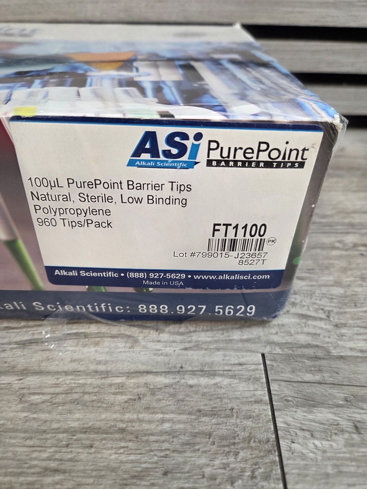 ASi Pure Point Low Binding Barrier Tips Sterile 960/case SEALED #799015-J23657