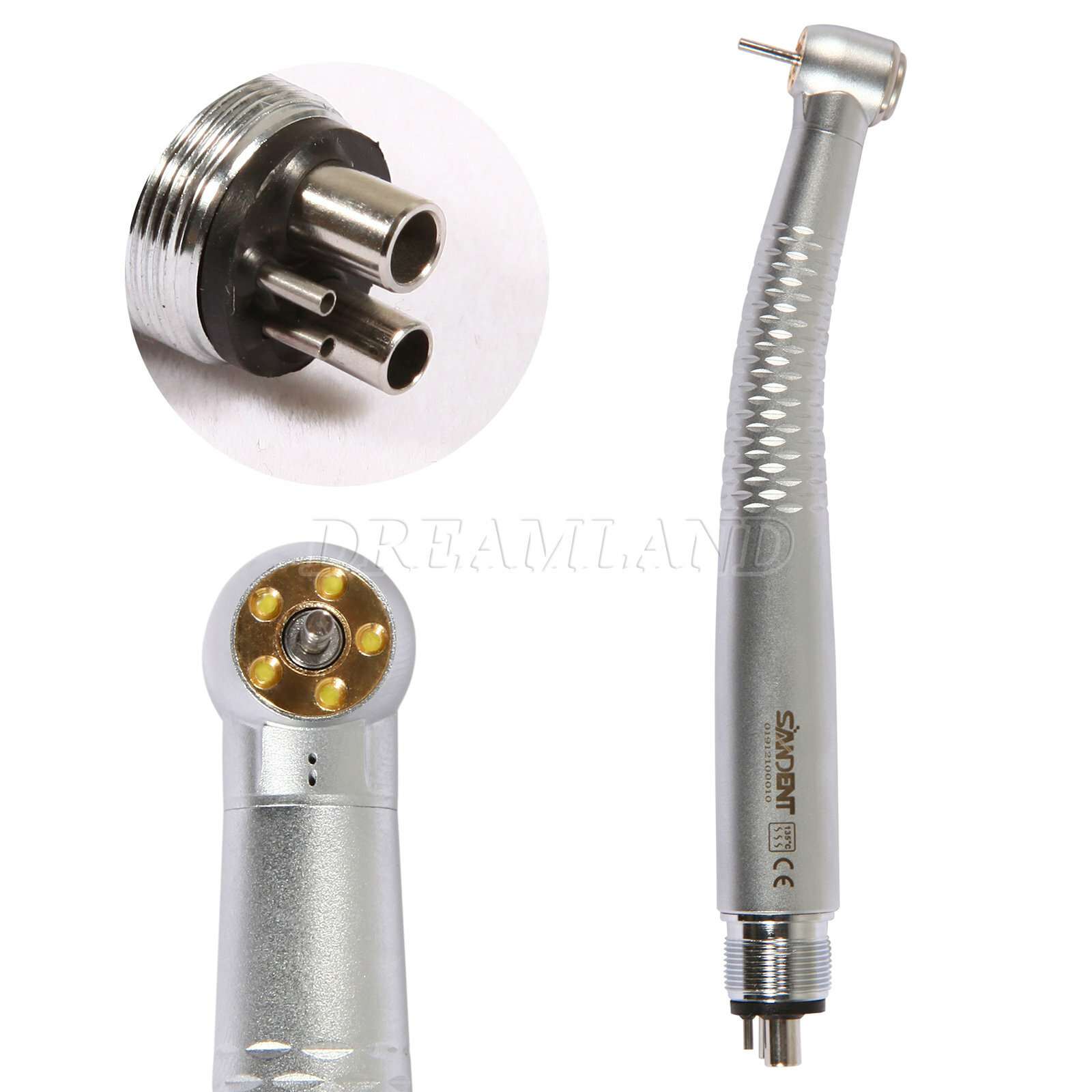 Kavo style Dental LED E-Generator (OLED+5 Light) High Speed Handpiece 2/4Holes