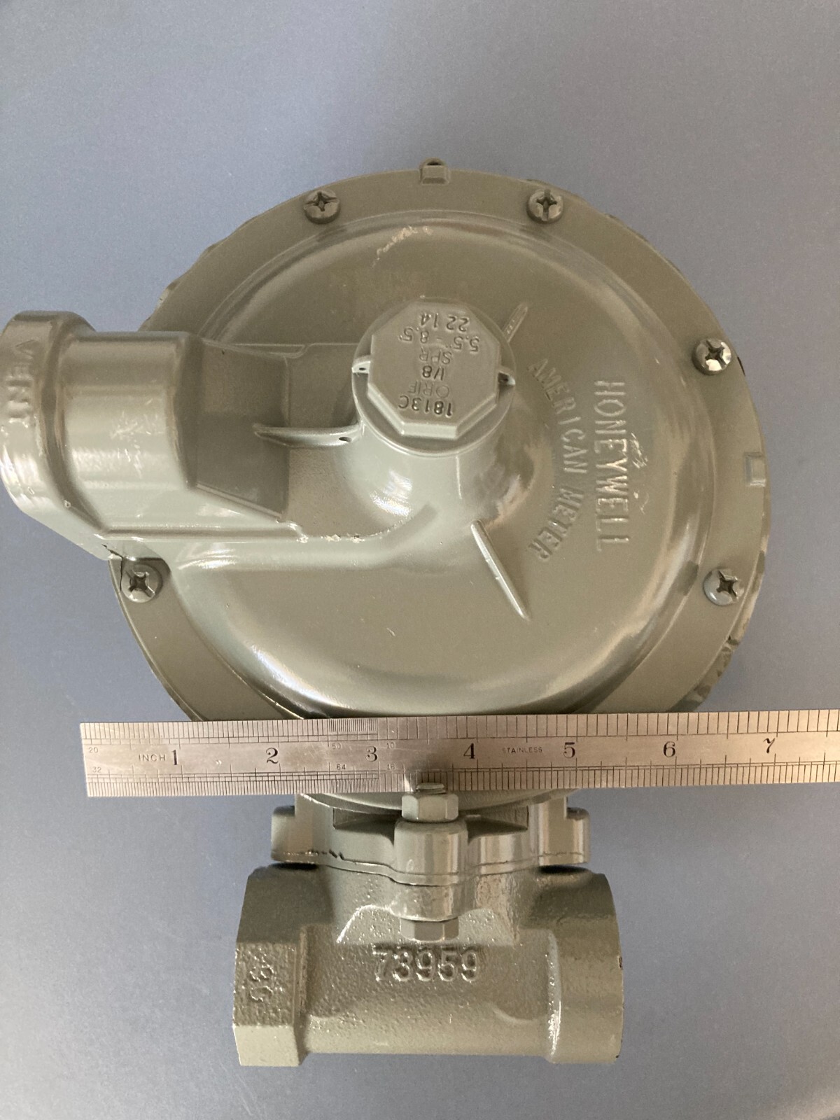 New Honeywell Elster American Meter 1813C Gas Pressure Regulator 3/4″x 1″