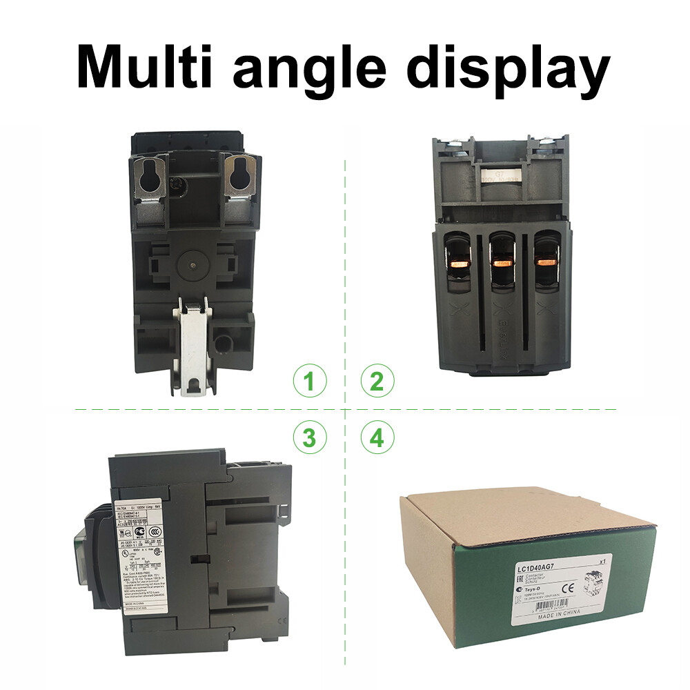 LC1D40AG7 Contactor 120V coil AC 40A replace Deca Schneider Contactor LC1D40AG7