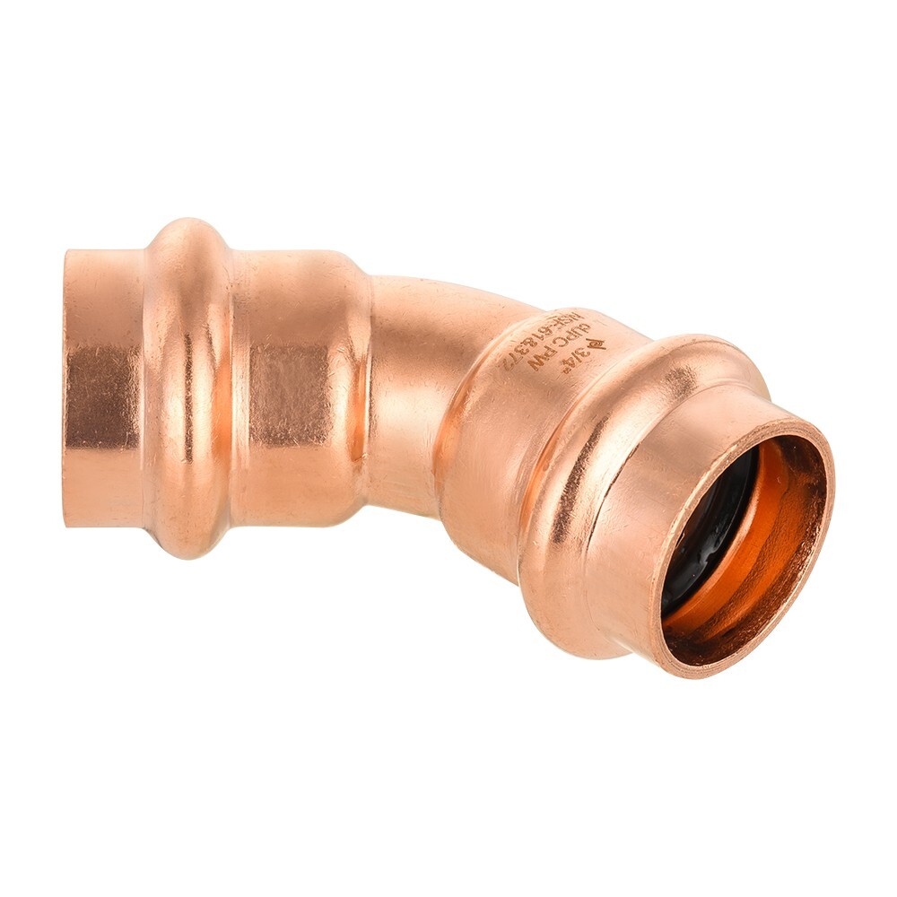 10 PCS EFIELD 3/4 » Press Fit 45 Degree Elbow Copper Fittings, No Lead