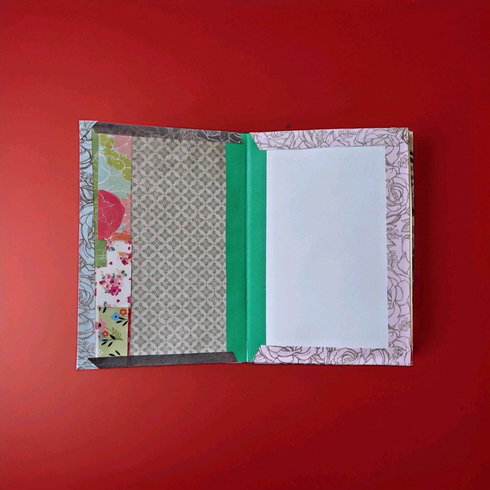 Naked Junk Journal 32 pages Handcrafted Eco-Creation with All of the Colors qs