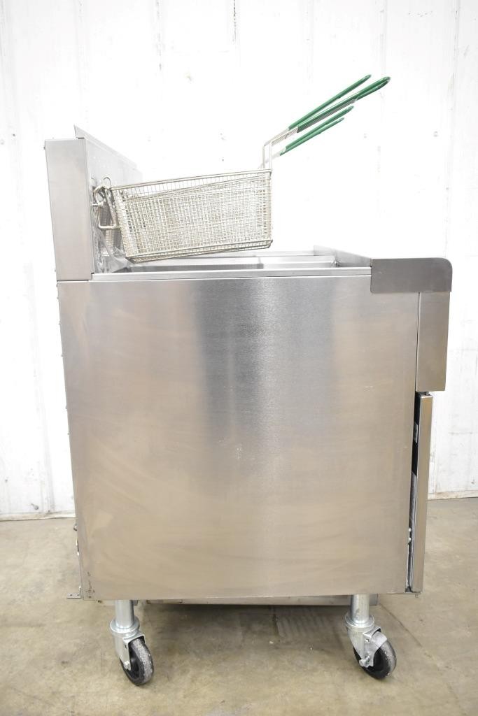 NEW 2021 Frymaster FPPH255CSE Propane Gas LP 50 LB 2 Vat Double Fryer w/ Filter