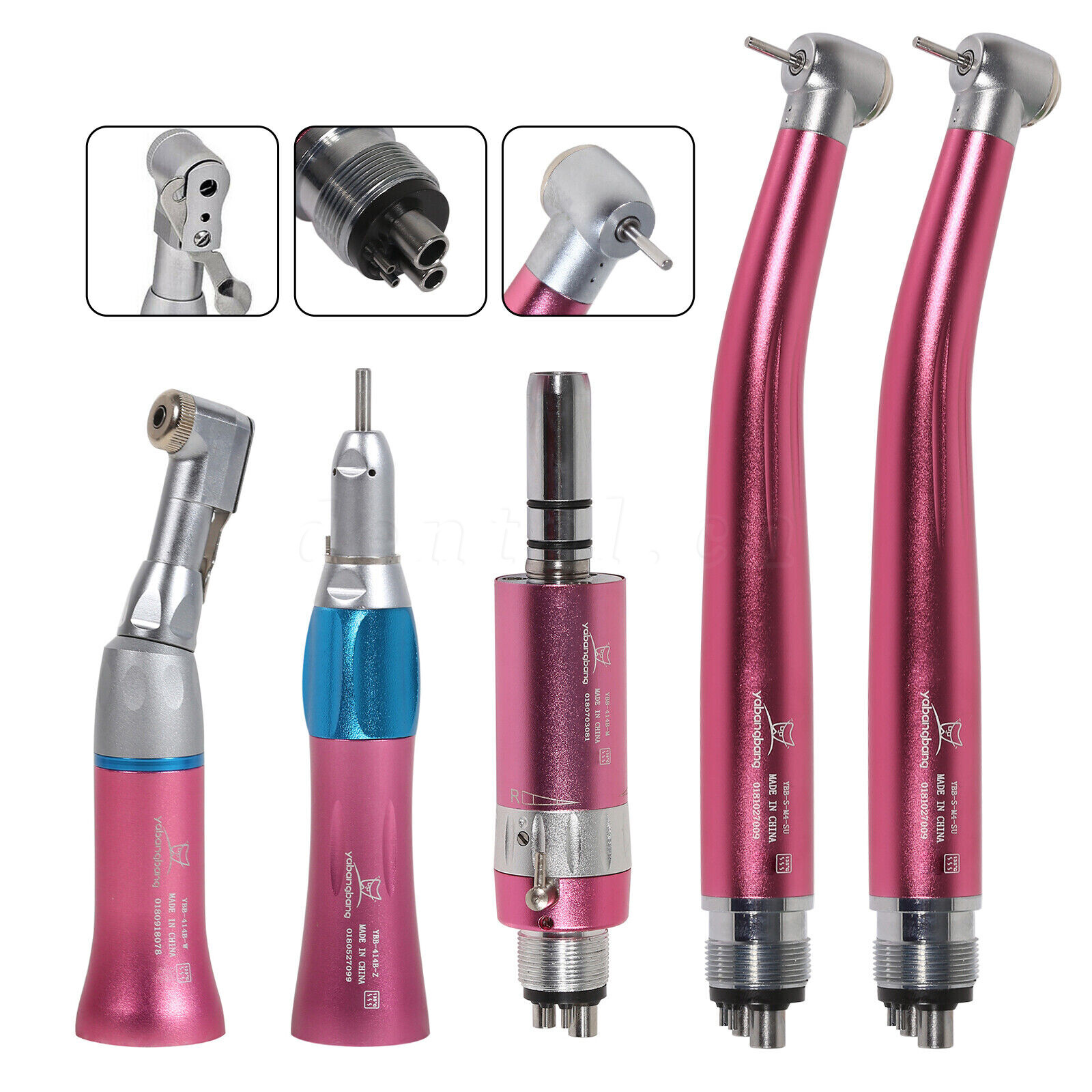 Pieza de Mano Dental Estilo NSK Alta Baja Velocidad 4H 2H Kit Turbina de Aire