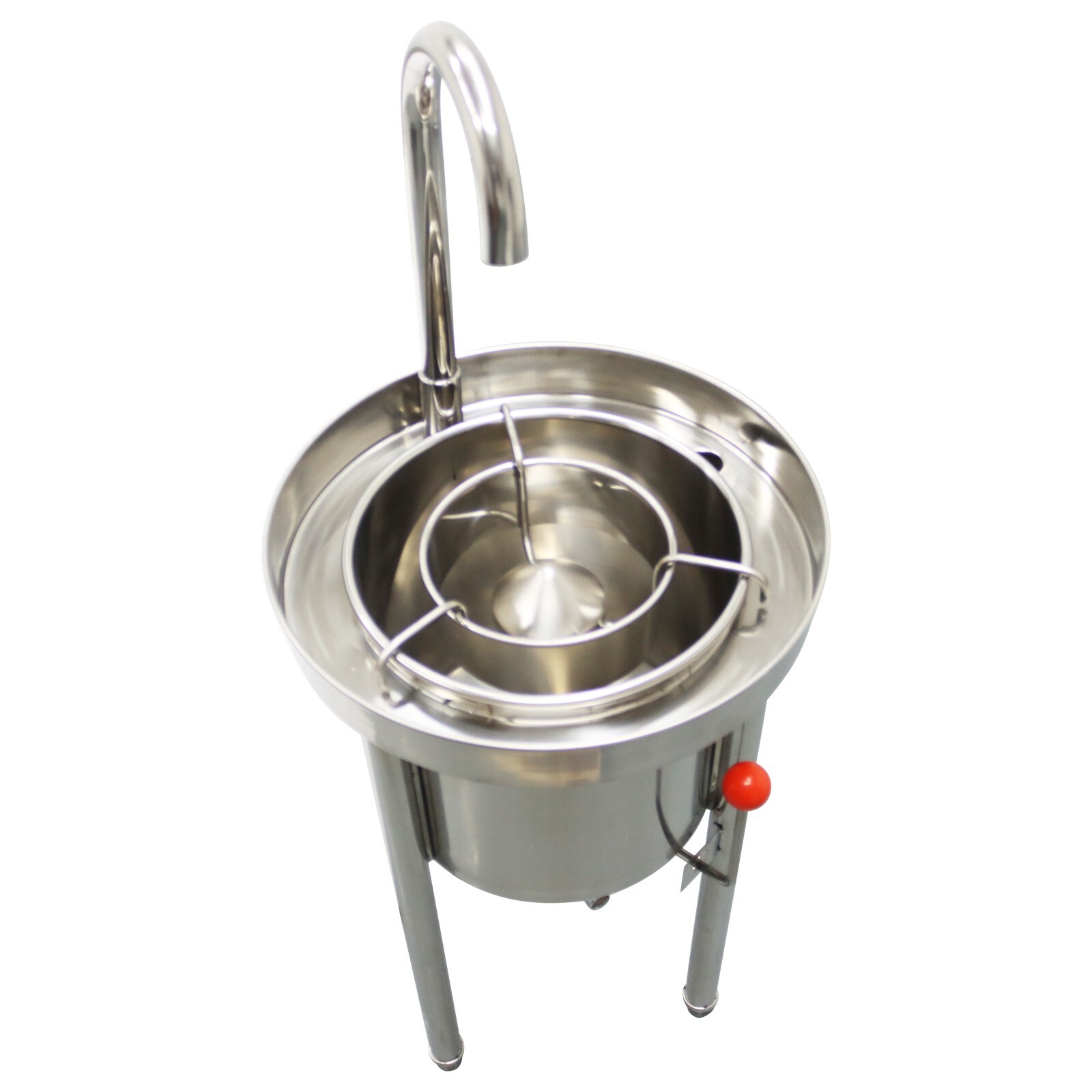 44lb Commercial Rice Washing Machine Automatic Rice washer 20kg Stainless Bucket