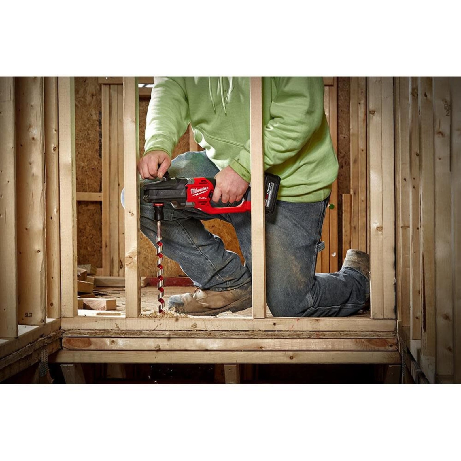 Milwaukee 2808-20 M18 18V FUEL Hole Hawg Right Angle Drill with Quick-Lok