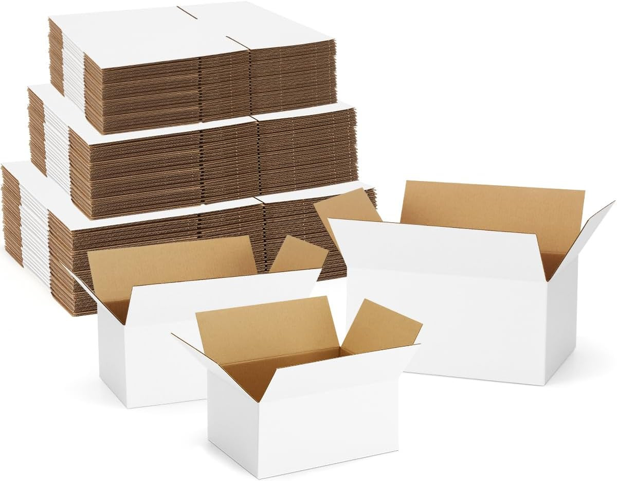 Assorted-Sizes-Shipping-Boxes-45-Pack: 8x6x4 & 9x6x4 & 10x7x5 Small-Shipping-Box