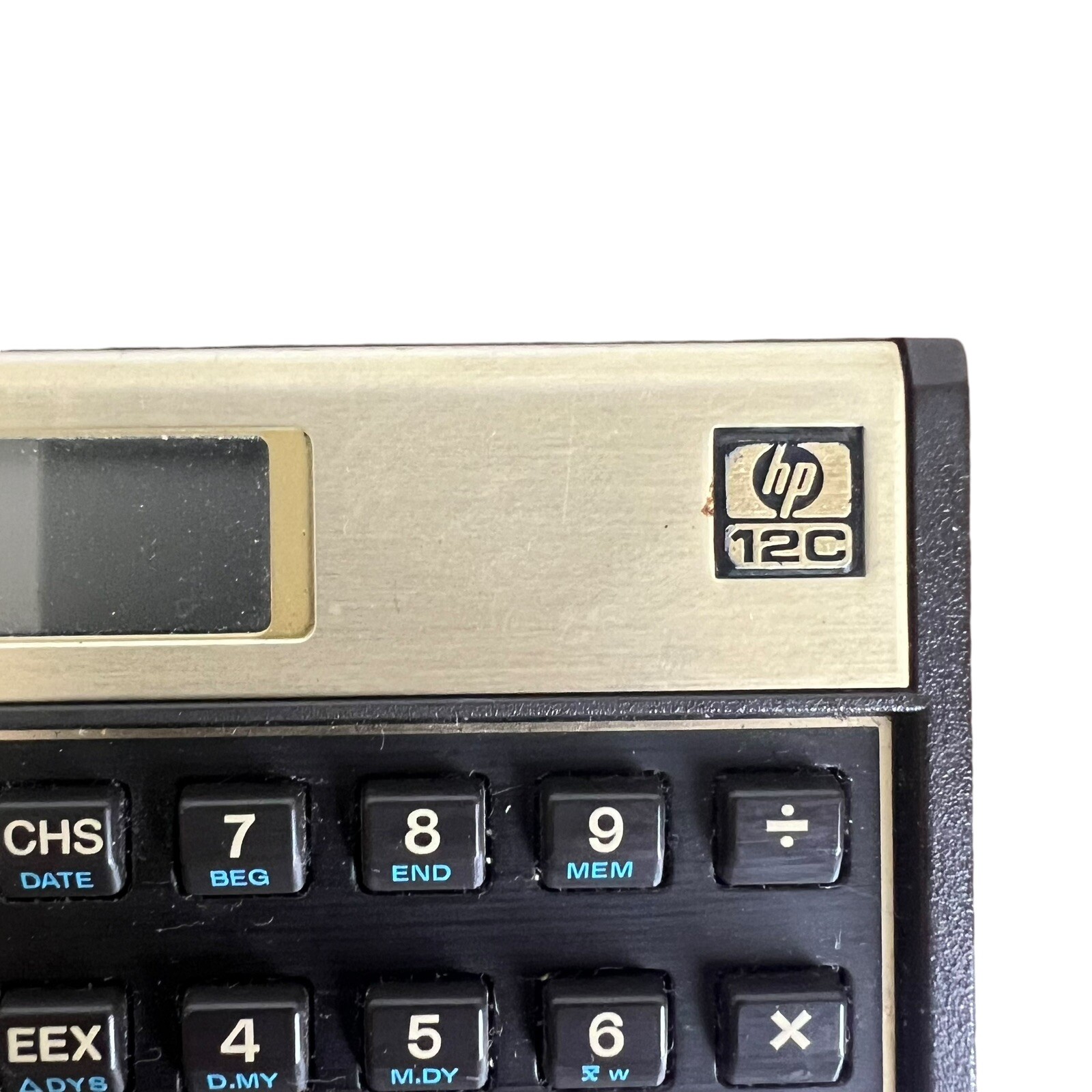 VINTAGE Hewlett Packard HP 12C Financial Calculator With Case **TESTED**