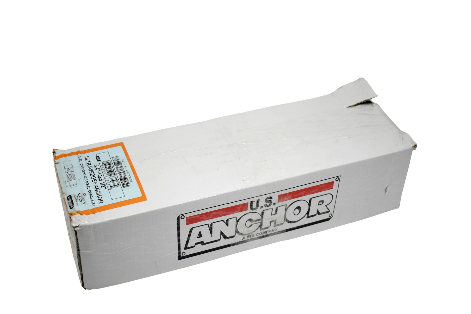 U.S. Anchor ULTRAWEDGE+ Concrete Anchors 3/4″-10 X 5-1/2 Steel Zinc 20pc 157400