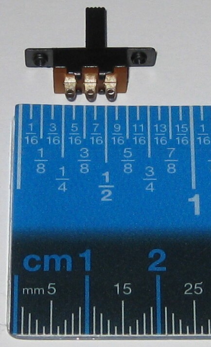 0.5A SPDT Miniature Panel Mount Slide Switch w/ Metal Body + Long Lever – 50 VDC