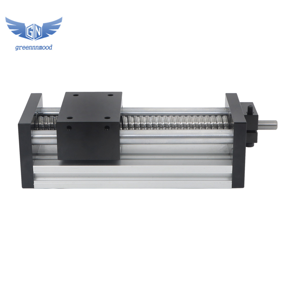 100mm Dual Optical Axis Manual Sliding Table Ballscrew SFU1605 Linear Guides
