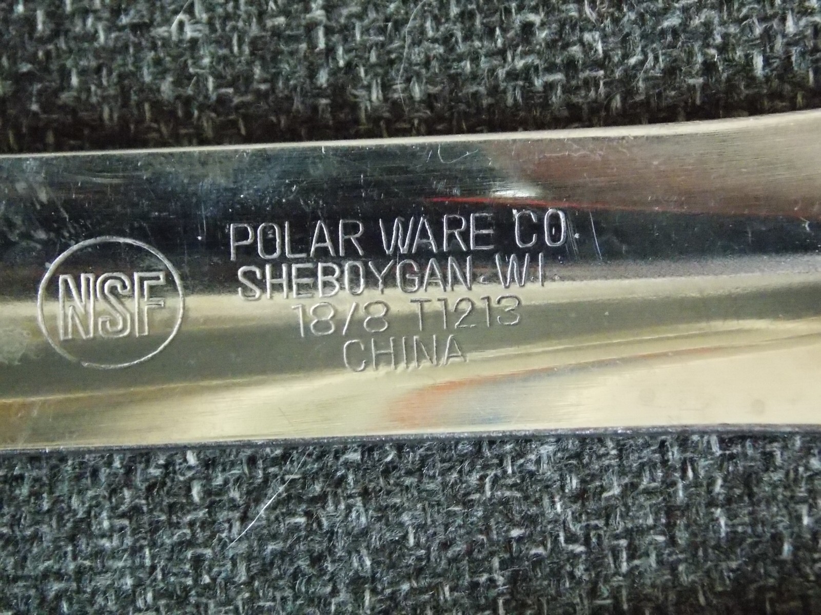 Lot 6 Polar Ware 13″ Serving Spoons: 4 Solid + 2 Slotted Restaurant/Catering