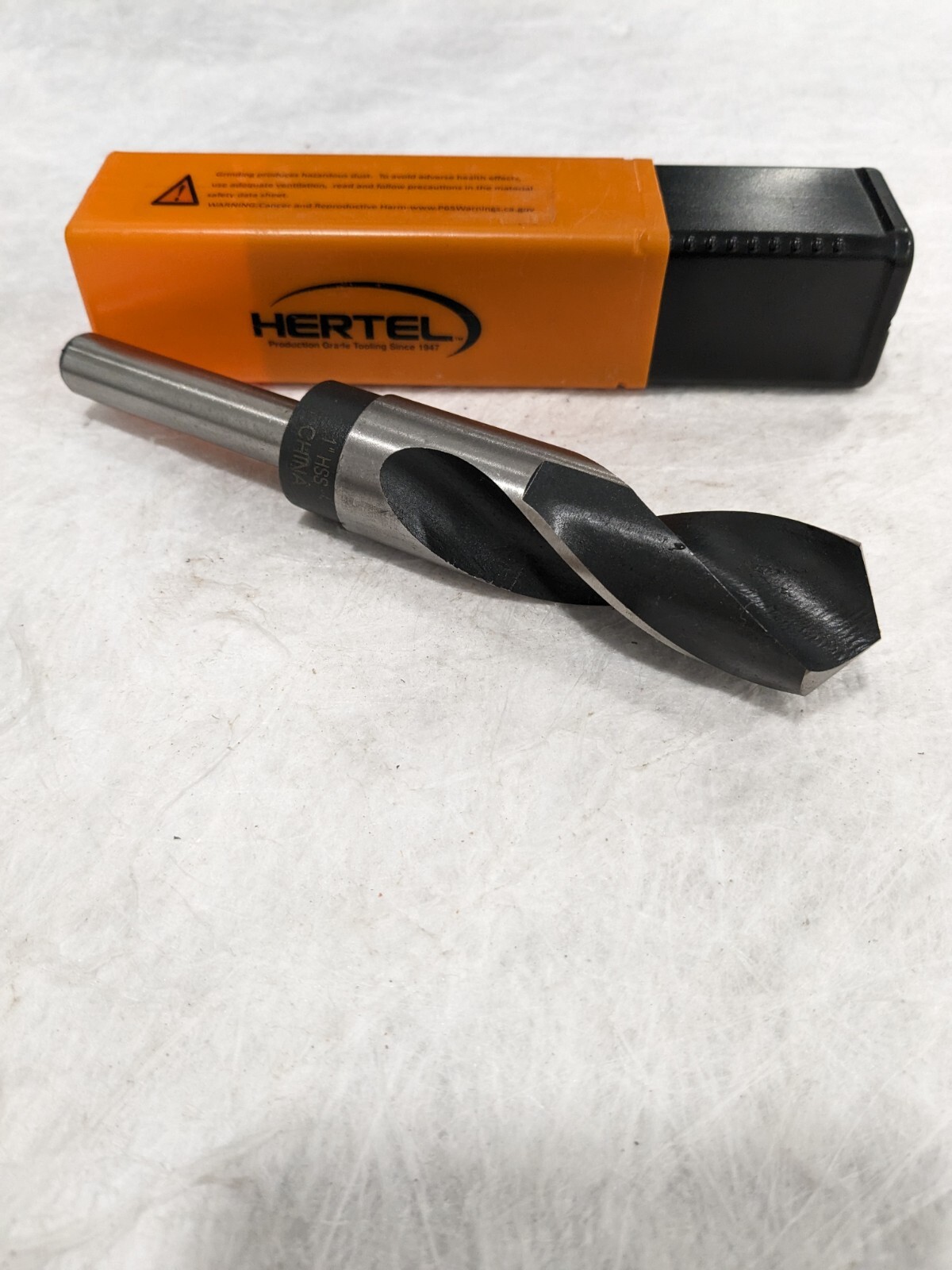HERTEL Reduced Shank Drill Bit: 1'' Dia, 1/2'' Shank Dia, 11
