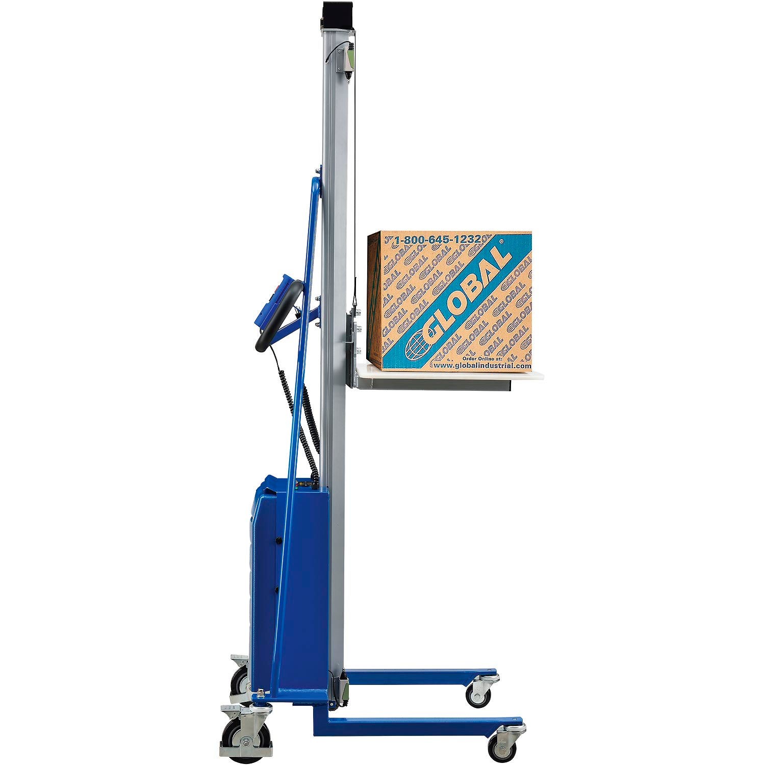 Office Work Positioner Lift Truck Battery Powered 220 Lb. Capacity