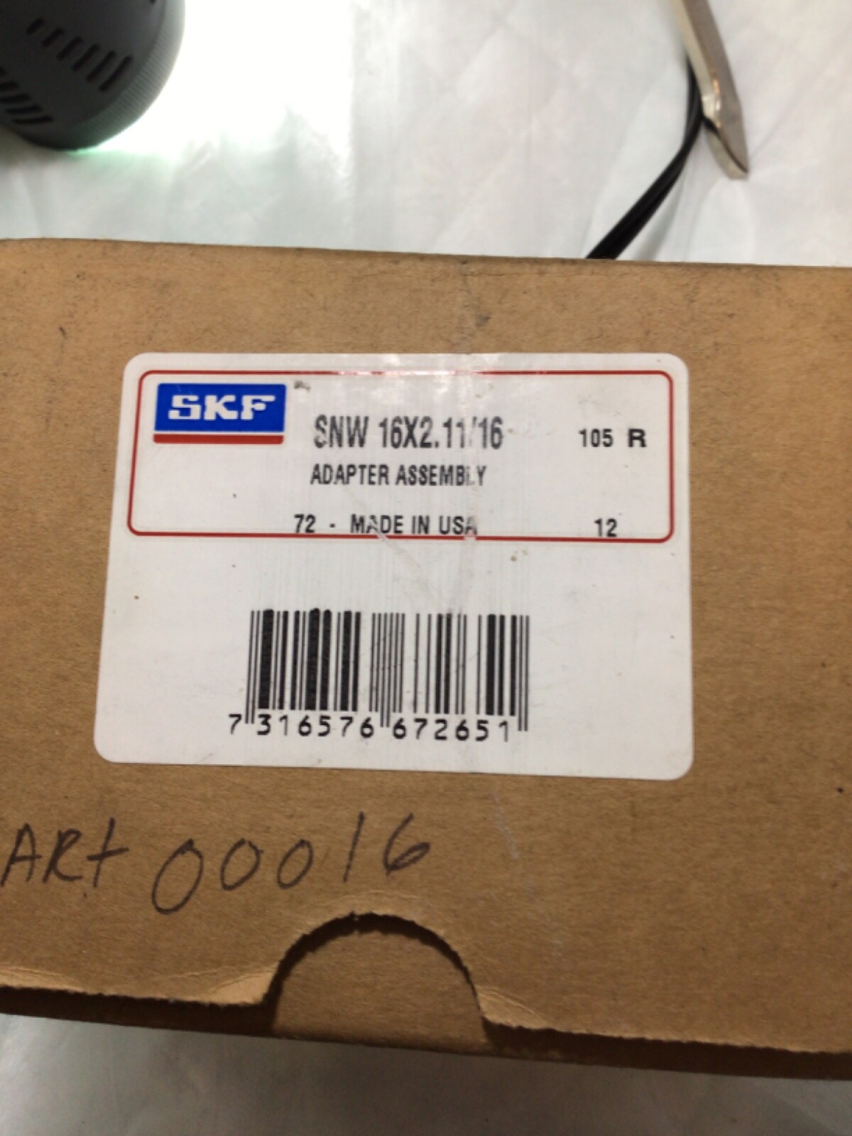 SKF SNW 16×2.11/16 Adapter Sleeve Assembly New In Box Made in USA