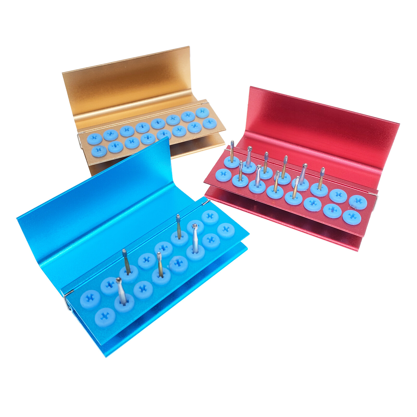 10/16/24 Hole Dental Burs Block Holder Disinfection Case For High Low Speed Burs