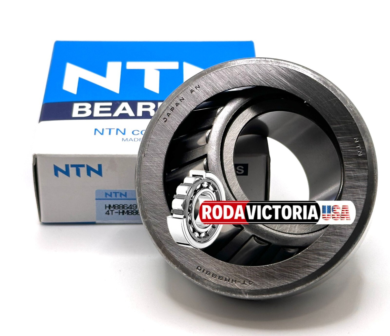NTN JAPAN HM88649/10 TAPERED ROLLER BEARING 0750117205 34.925×72.233×25.4mm