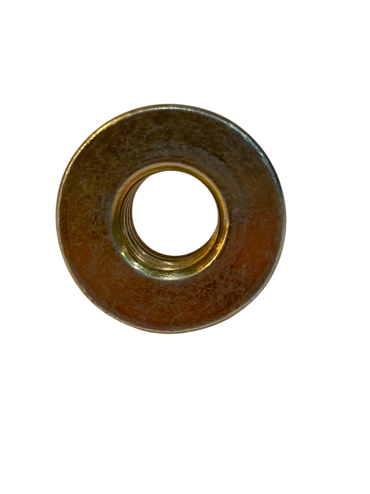(25 Pcs) 5/8″-11 Grade 8 (G) Hex Flange Top Lock Nuts Coarse Zinc Yellow & Wax
