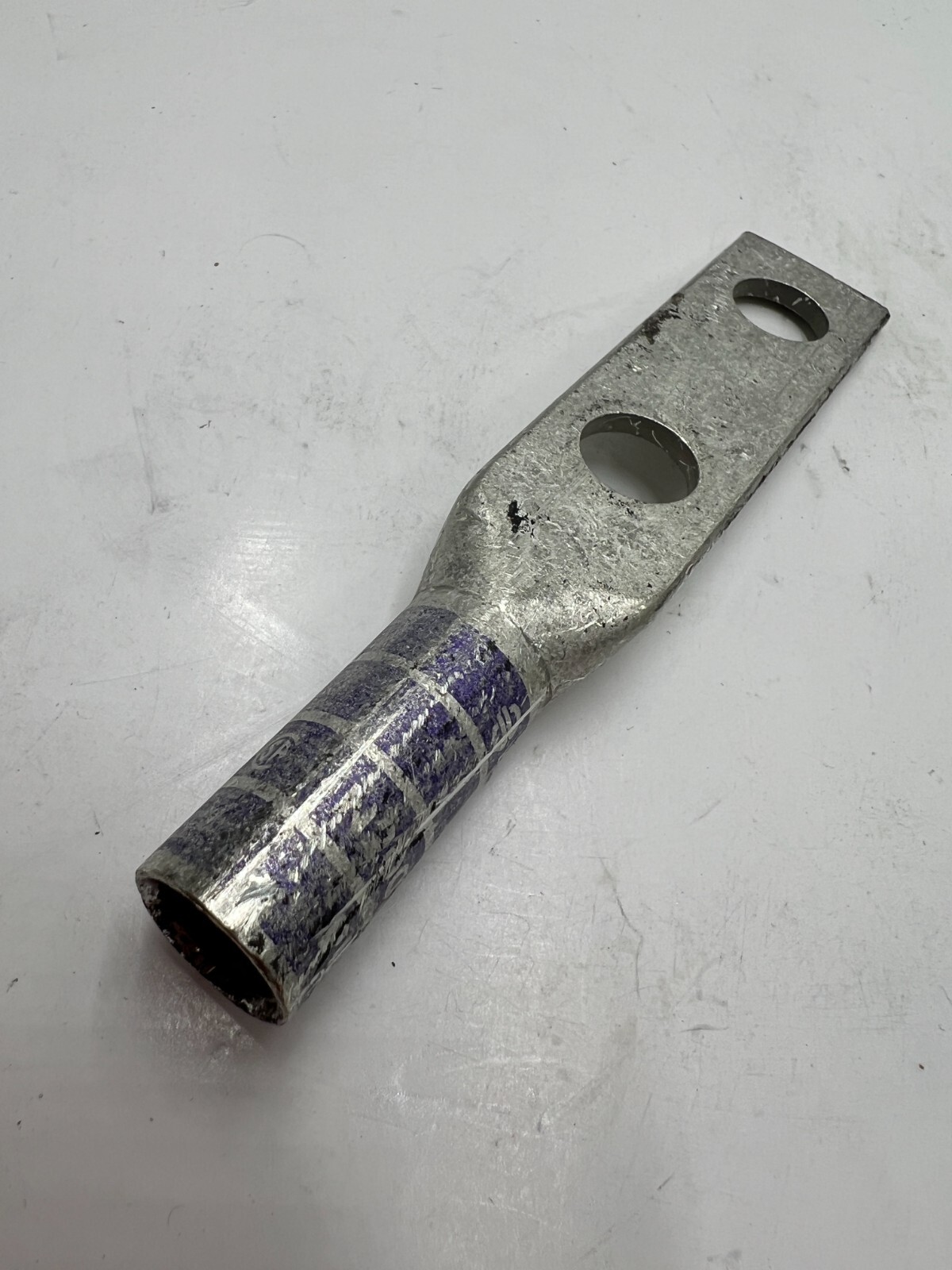QTY 6 Purple Die 15 Lug Cooper Crimp Burndy YA28-2N 4/0 AWG STR N200 2 Hole 1/2″