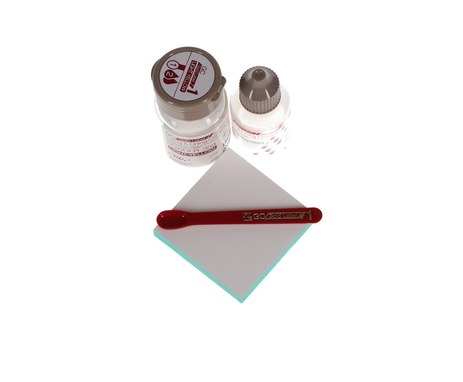 GC 002503 Fuji I Gold Label Glass Ionomer Luting & Lining Cement 1:1 Kit 901007