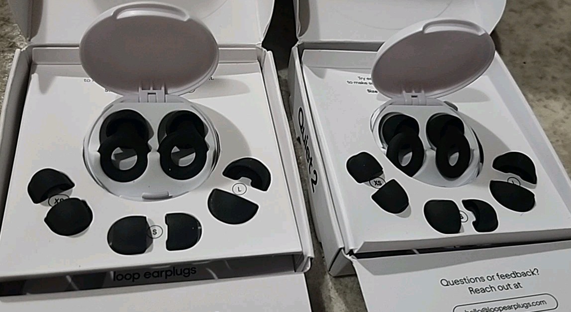 (x2) Loop Quiet 2 Ear Plugs for Noise Reduction 14 Rating BLACK Open Box