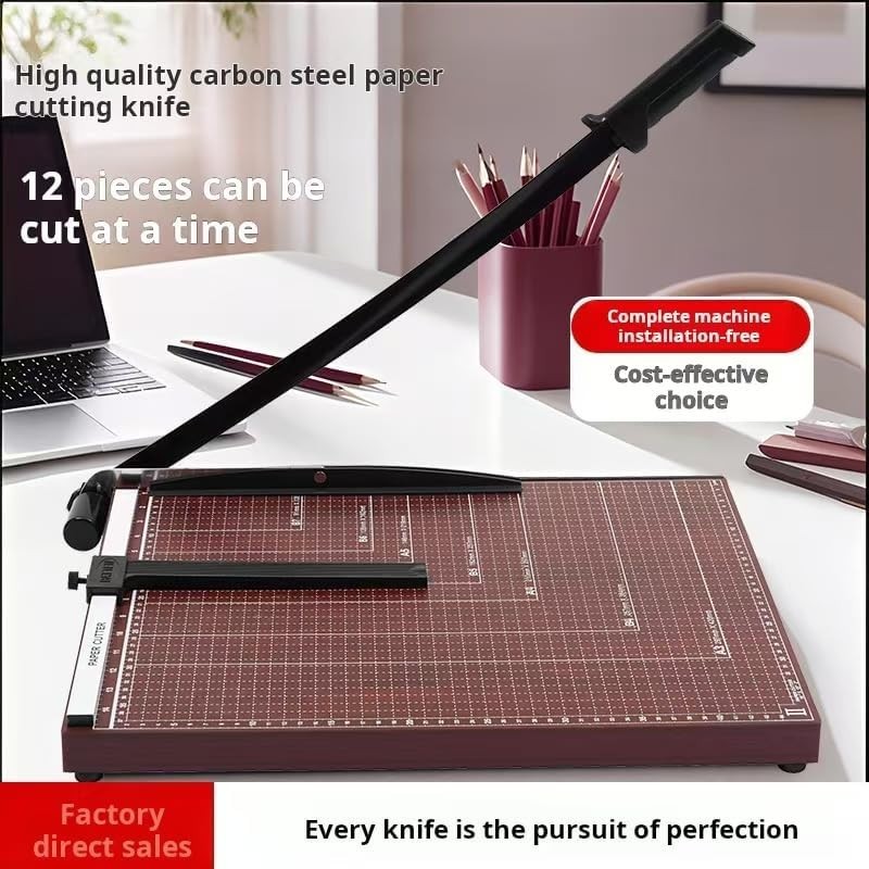 Guillotine Paper Cutter 18 Inch – Professional Large Paper Heavy Duty Trimmer, 1