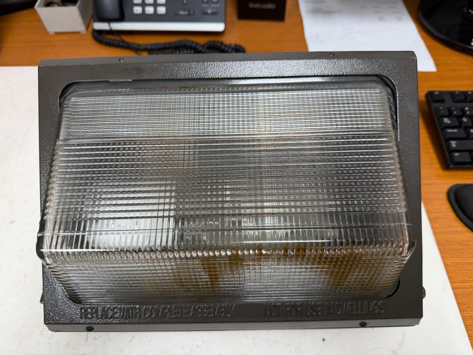 👀MAGNALUX 120W LED SEMI-CUTOFF WALL PACK HOUSING LIGHT VPL-WPA-120WAN-5