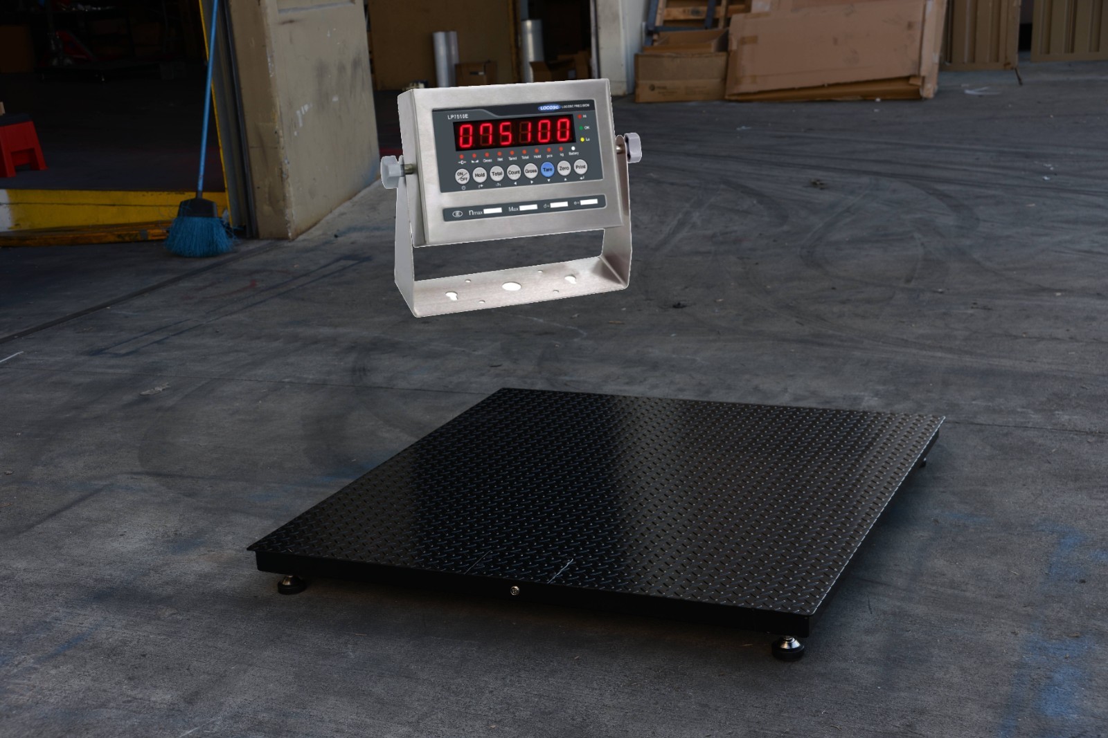 Heavy Duty 24″ X 24″ 2×2 Floor Scale Pallet Scale 5 Year Warranty 1,000 Lb .2 Lb