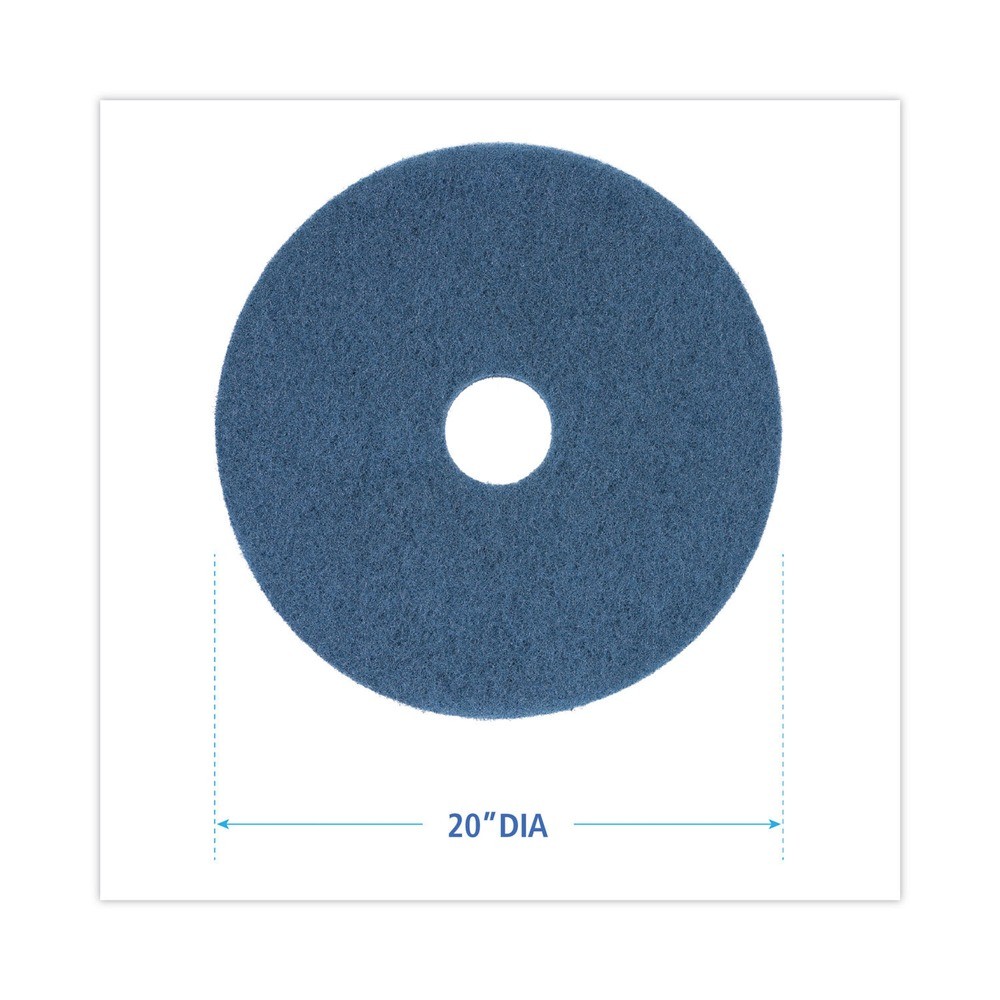 Boardwalk 4020BLU 20″ Dia Scrubbing Floor Pads – Blue (5/CT) New