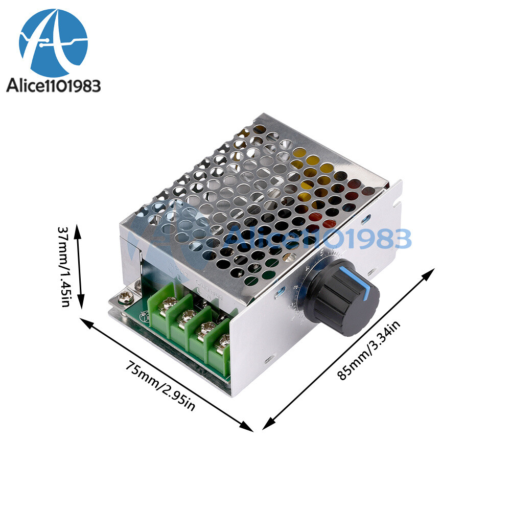AC 220V to DC 10-210V 20A PWM Motor Speed Controller Governor Voltage Regulator