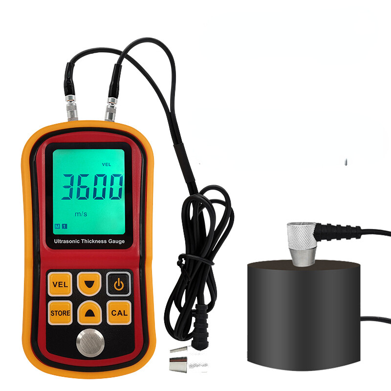 Ultrasonic Thickness Gauge Metal Plastic Ceramic Glass Aluminum Copper Glycerin
