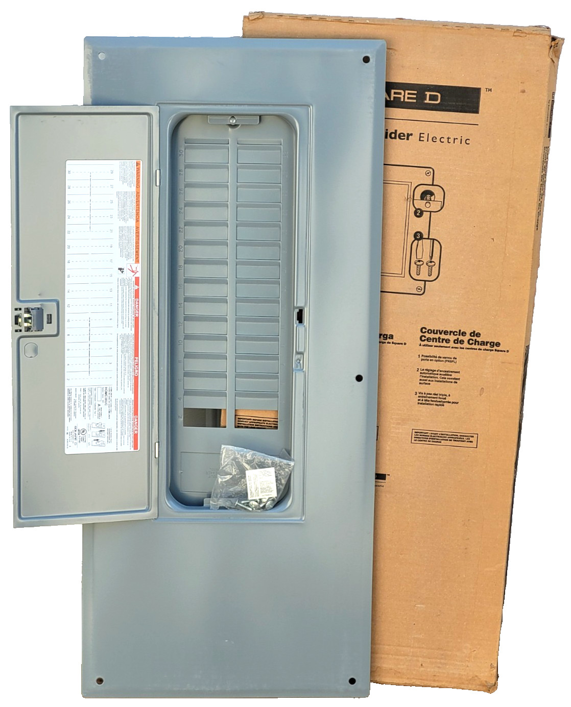 HOMC30UC Square D 30 Circuit Homeline Load Center Door – Next Day Option – New