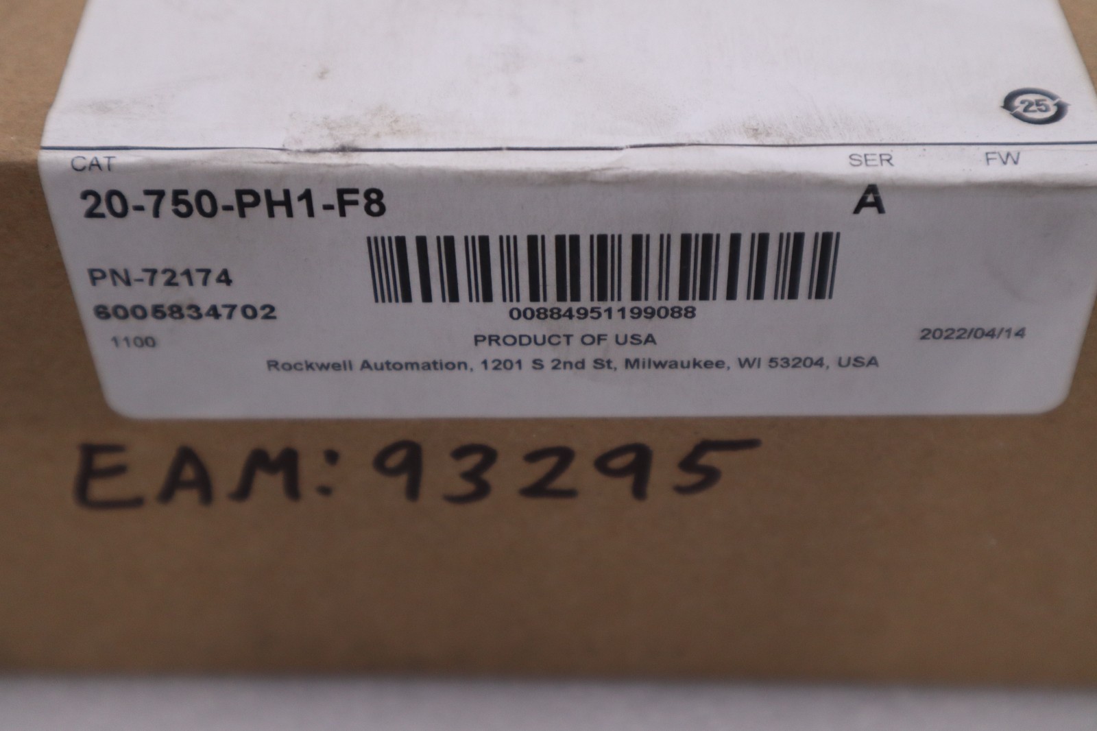 ALLEN BRADLEY 20-750-PH1-F8 HARNESS KIT FORPOWERFLEX 755 FRAME 8 IP00 – GF271