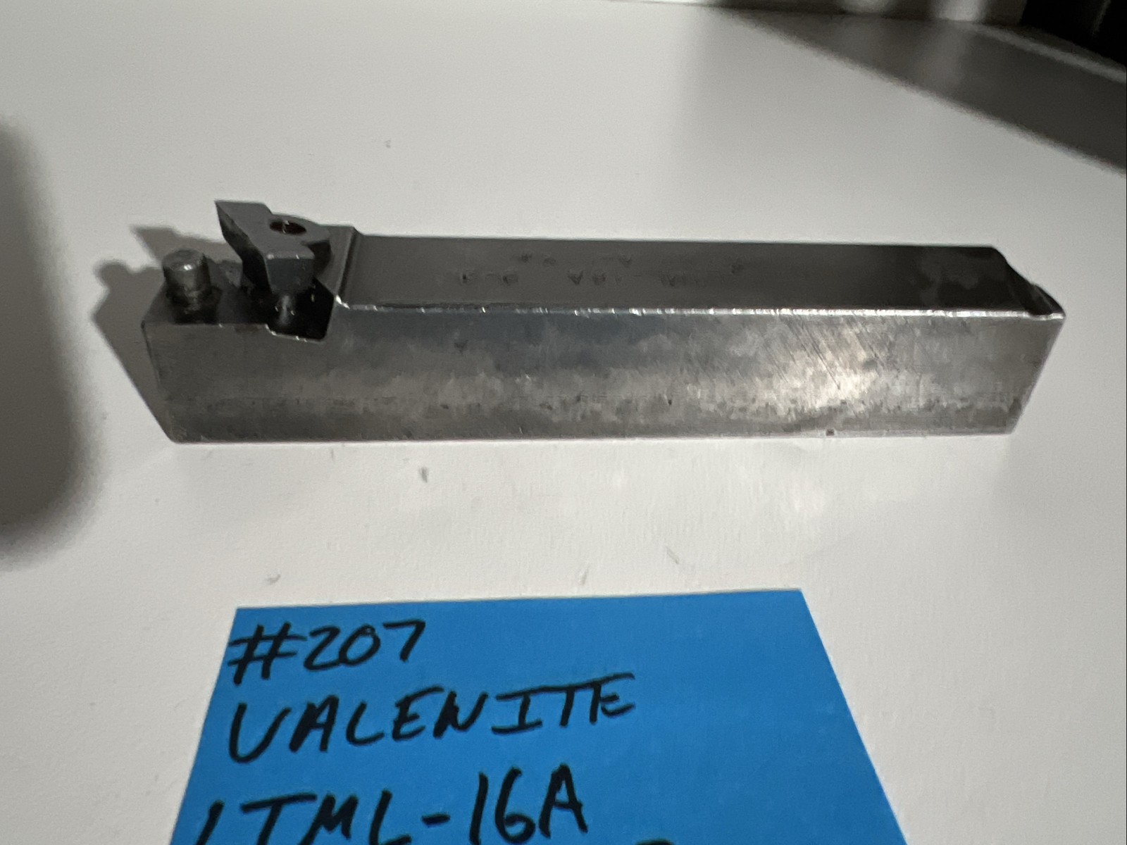 valenite LT-16A Indexible Carbide Lathe Toolholder 6”OAL 1”Shank Threading Turni