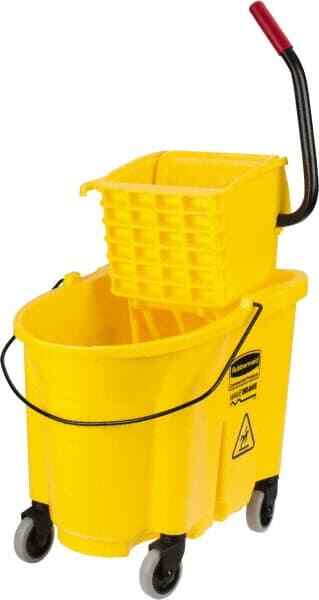 Rubbermaid 35 Qt Plastic Bucket & Wringer 20.1″ Long x 17.4″ High x 15.7″ Wid…
