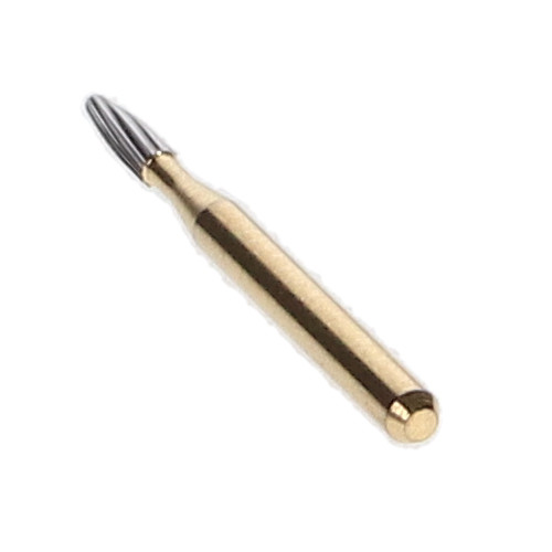 House Brand Dentistry FG #7803 12-Blade Bullet Trimming Finishing Burs 100/Pk